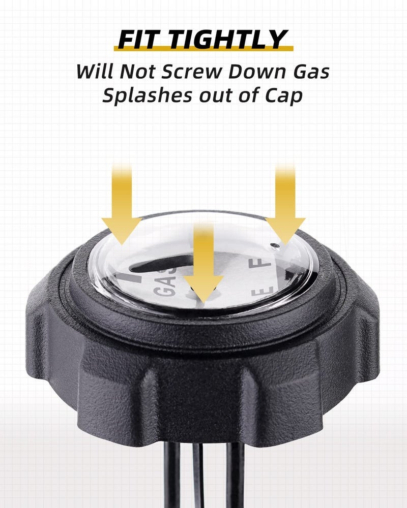 QUICKWOLF Ranger Gas Cap,1240119 Gas Cap with Gauge Compatible with Polaris Ranger 400 425 500 700 TM Fuel Gauge, Anti-Corrosion Material - Image 2